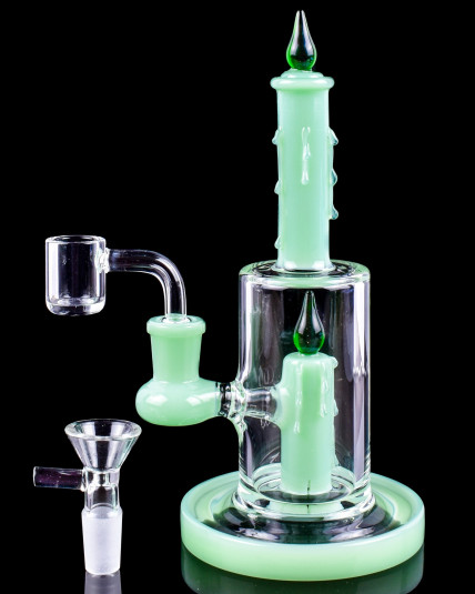 Eternal Flame Double Candle Bong & Dab Rig Kit