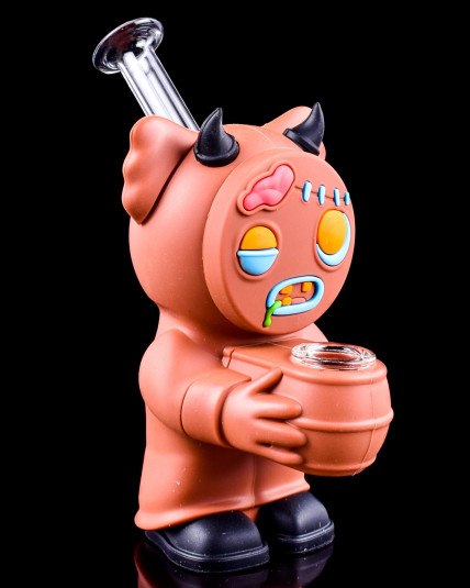 Cute Ginger Bread Silicone Mini Bong