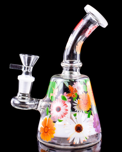 The Floriculture - Flower Decal Bong - Daffodil's