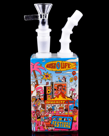 Festive Beats Juice Box Bong/Dab Rig