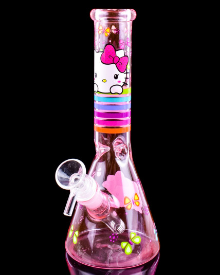 Love Is In The Air Kitty Beaker Bong