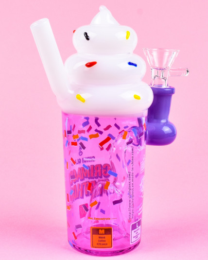 Birthday Milkshake Cup Bong - Purple