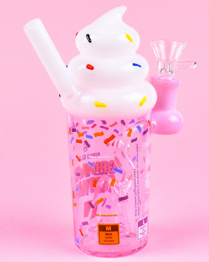 Birthday Milkshake Cup Bong - Pink