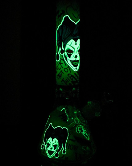 Harley Quinn's Glow In The Dark Beaker Bong