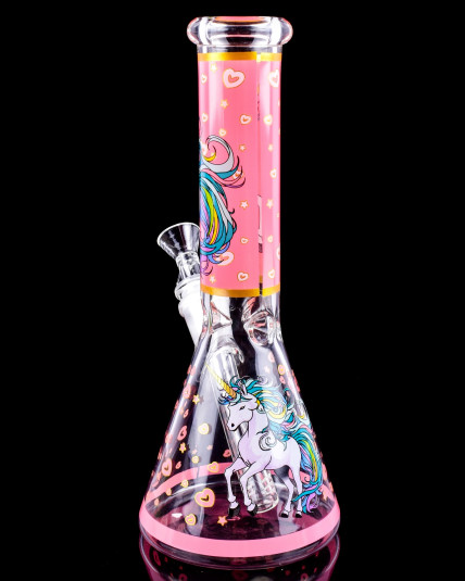 Magical Hearts Unicorn Beaker Bong