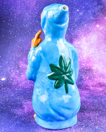 Alien Guy - 8" Ceramic Colorful Bong