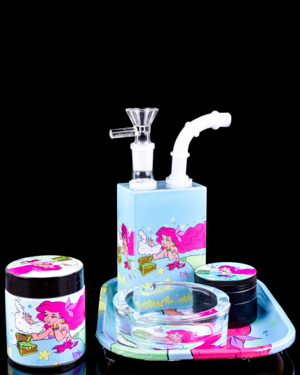 Mermaid Magic Juice Box Bong Set