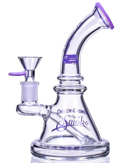 Cheech & Chong’s™ Up In Smoke - 7" "Strawberry" Bong - Purple