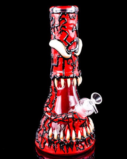 The Venom - 12" Bloody Work Beaker Bong