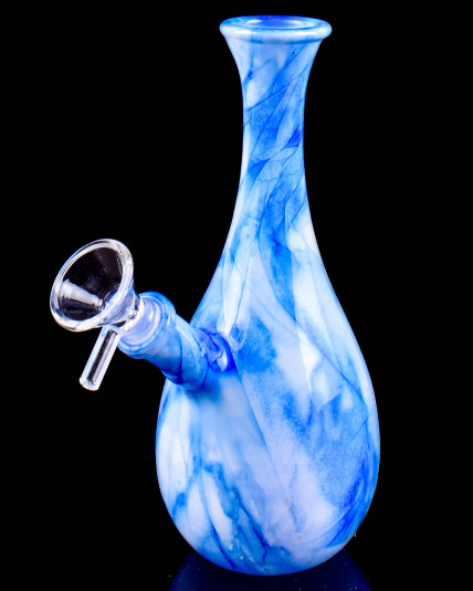 Ethereal Flow Marble Vase Bong