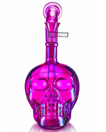 The Pink Phantom - Skull Chamber Piece Bong
