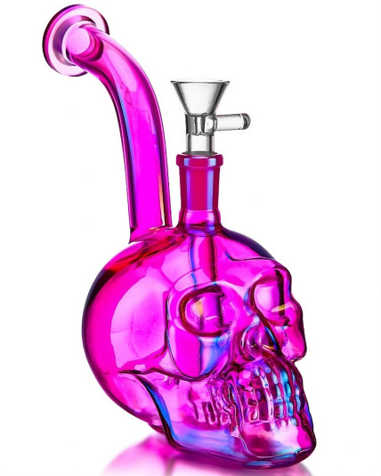 The Pink Phantom - Skull Chamber Piece Bong