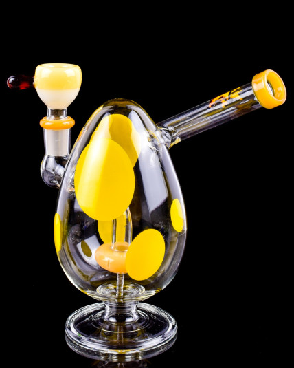 HEMPER - Spotted Egg Bong - Yellow