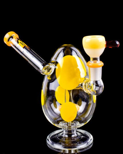 HEMPER - Spotted Egg Bong - Yellow