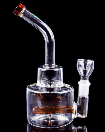 HEMPER - Inline Puck Bong - Amber 