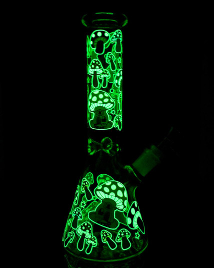 Enchanted Shroom - Glow Mushroom Beaker Bong