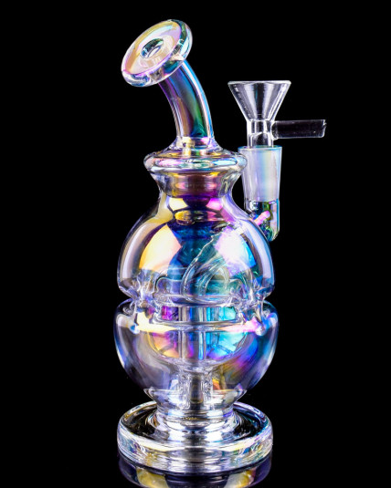 Chromatic Faberge - Mini Bong/Dab Rig - Iridescent 