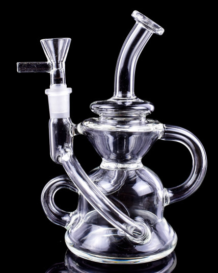 The Conquest - 3 Arm Concave Designed Recycler Bong