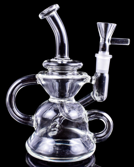 The Conquest - 3 Arm Concave Designed Recycler Bong
