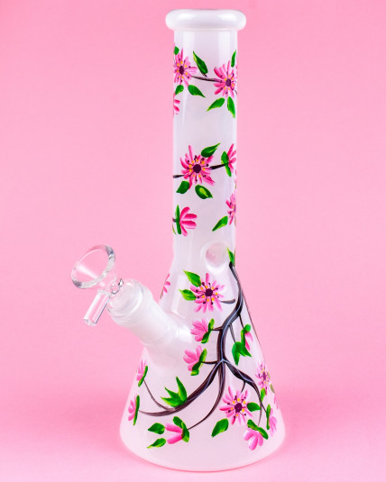 Cherry Blossom Beaker Bong