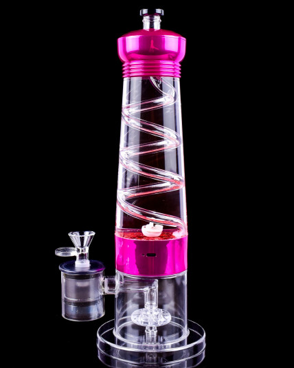 Electric UFO Lava Lamp Bong w/ Coil Perc
