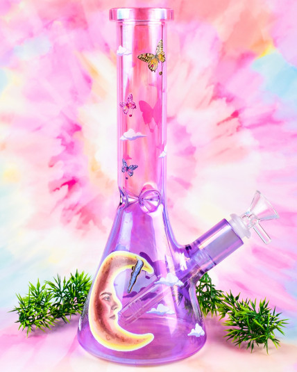 Butterfly Dreams Beaker Bong