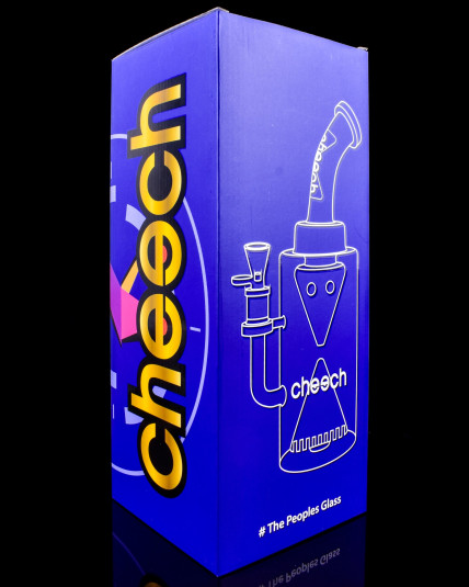 Cheech Glass - 13" Double Pyramid Beaker Bong - Pink
