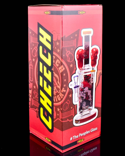 Cheech Glass – Double Knockout Boxing Bong w/ 2 Glass Hand Pipes