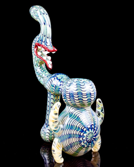  Dragon Mouth - 10" Sherlock Rhaegal Inspired Bubbler