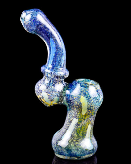 Fritted Glass Wizard - 6" Bubble Trap Fritted Sherlock Bubbler