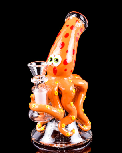 The Ocho - 3D Hand Painted Octopus Bong