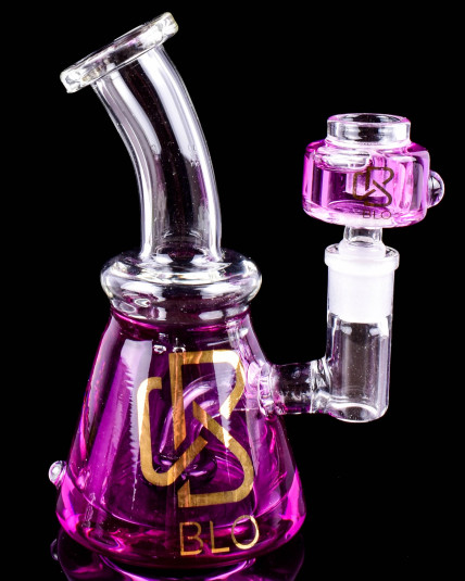 The Glacier Glycerin Beaker Bong - Purple