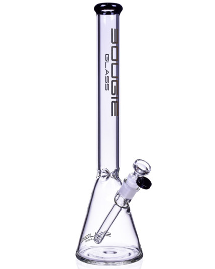 Bougie™ Glass - 16" Narrow Neck Beaker Bong - Black