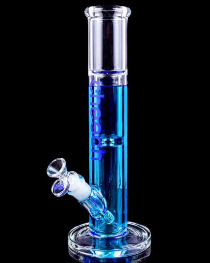Cheech™ Glass - 12" Glycerin Straight Bong - Blue