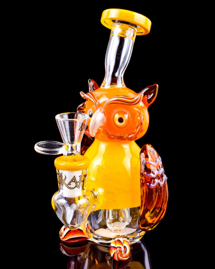 Lookah Glass 9" Cute Owl Bong