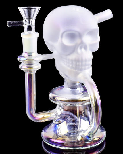 Iridescent Solemn Skull Bongs