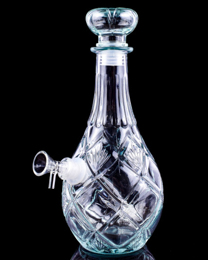 Vintage Crystal Decanter Style Bong - Lozenge