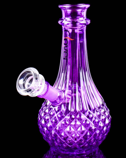 The Imperial Clover Glass - Crystal Vase Bong - Purple