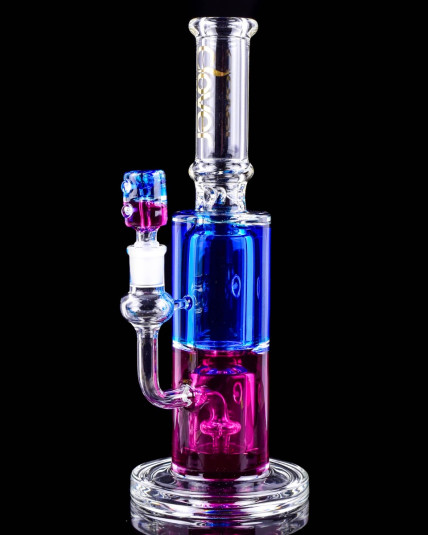 Clover Glass - 11" Twin Tempest Glycerin Tower Bong
