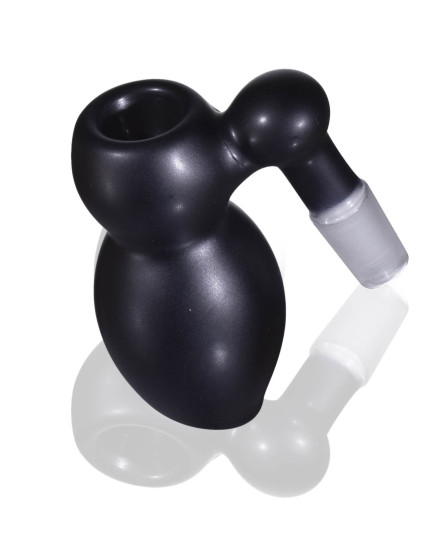 Retro Angled Ash Catcher - 14mm - Black