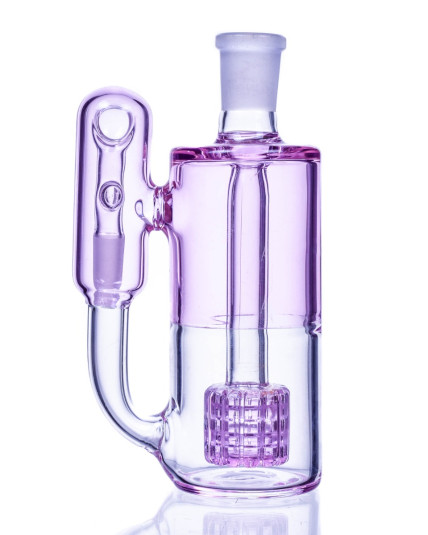  Rosy Residue Catcher Angle Shower Head Perc -14mm Pink