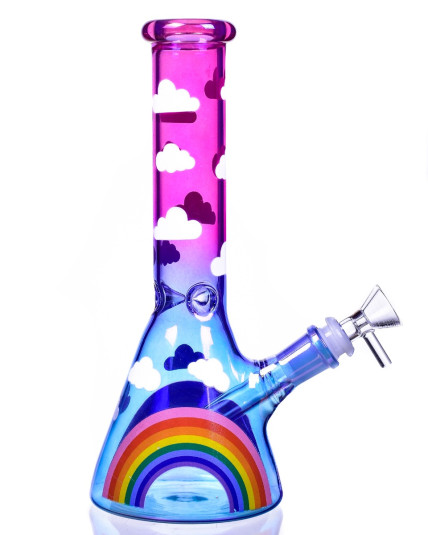 Rainbow Reverie - Color Spectrum Pink Girly Bong 