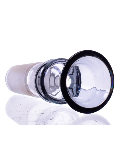14mm Double Ring Around Deep Bowl - Black Ice