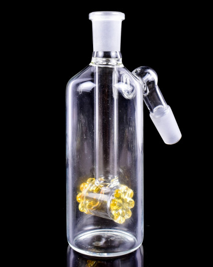 DRUM ASH CATCHER 45° ANGLE SHOWERHEAD PERCS - 14MM MALE