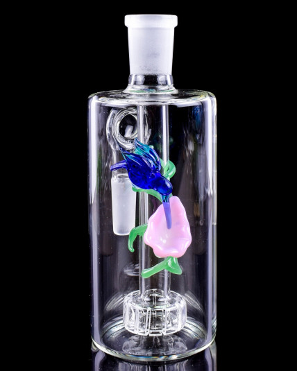 Avian Blossom - 14mm Matrix Perc Ash Catcher - Pink