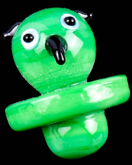 Emerald Peekaboo Parrot Carb Cap