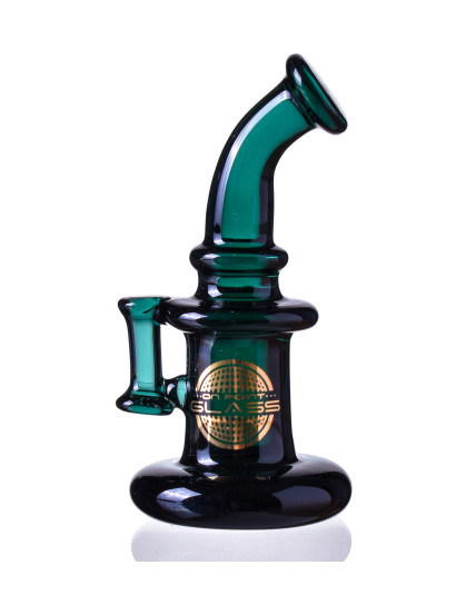 On Point Glass Mini Rig Carb Cap - Teal
