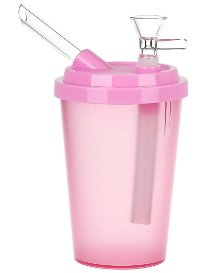 Secret Sip Coffee Cup Bong - Milk Pink