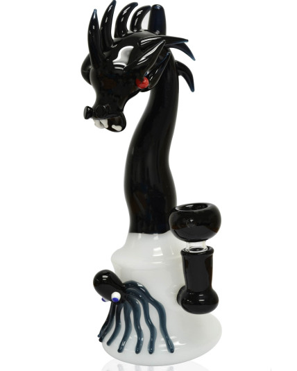 The Dragon’s Lair - 10” Hand Crafted Dragon Water Pipe