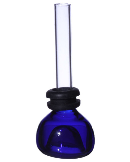 Male Dry Herb Bowl With Long Stem- Blue